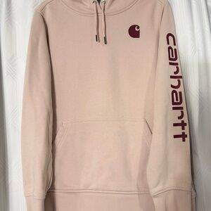 Carhartt Women’s Clarksburg Relaxed Fit Pink Hoodie #102791 - Size XL